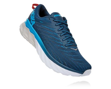 Hoka One One Arahi 4 - Sapatos Ortopédicos Homem Azuis / Azuis | PT-VekqAci